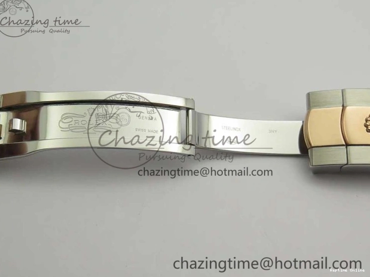 0506 EasyMatch DateJust 36mm 904 SS RG Wrapped 116231 GMF Black Dial on SS RG Wrapped Jubilee Bracelet A 3275